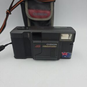Chinon Auto 1001 DX 35mm Point & Shoot Film Camera Untested Parts Or Repair